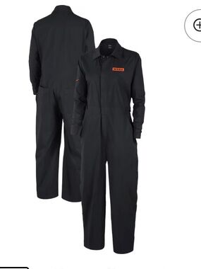 NWT Nike WNBA Black Zip Up Coveralls Jumpsuit size medium Womens Basketball